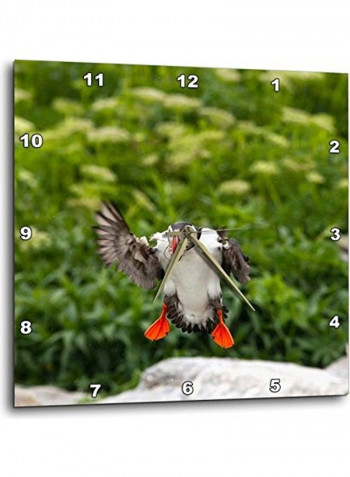 Decorative Printed Wall Clock Multicolour 13x13inch
