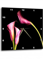 DPP 59718 2 Calla Flowers  Wall Clock Multicolour 13x13inch