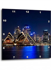 Opera House From Embarkation Park Wall Clock Multicolour 13x13inch