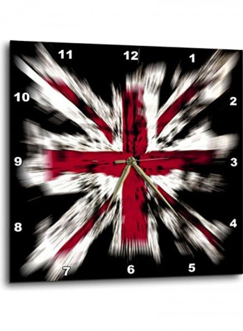 Decorative Printed Wall Clock Multicolour 13x13inch