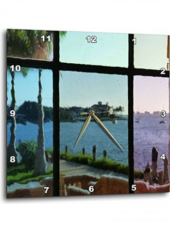 Brothers Estate In Sarasota Florida Wall Clock Multicolour 13x13inch