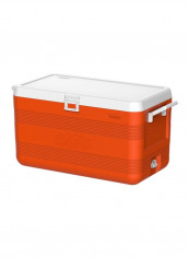 Keep Cold Plastic Deluxe Icebox Orange/White 70L
