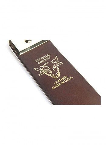 Fromm Illinois Razor Strop, IRS127, 2.5 x 23 Silver/Brown 23inch