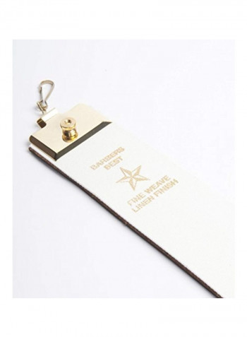 Fromm Illinois Razor Strop, IRS127, 2.5 x 23 Silver/Brown 23inch