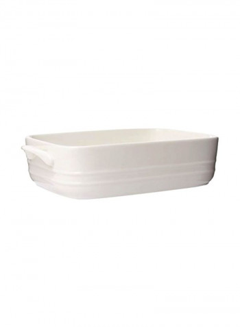 Rectangular Baker White 11x8inch