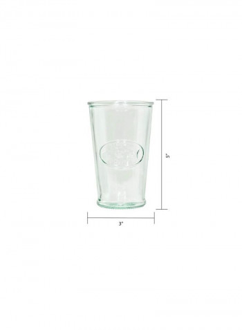 6-Piece Glass Set Clear 11ounce