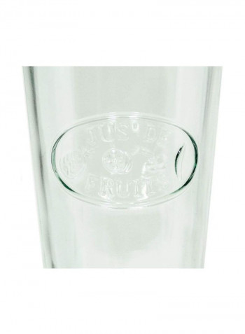 6-Piece Glass Set Clear 11ounce