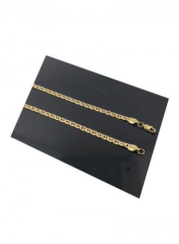 Gold Plated Basemetal Chain Necklace