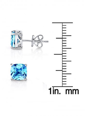 Topaz Sterling Silver Earrings