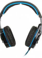 Wired Over-Ear Gaming Headphones With Mic Black/Blue