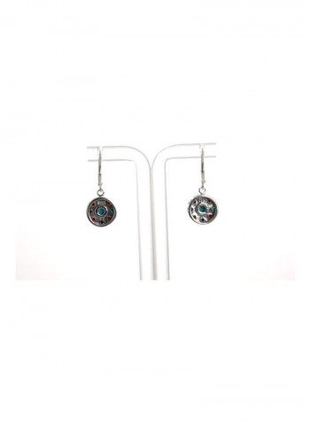 Sterling Silver Stone Studded Earrings