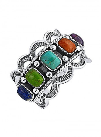 925 Sterling Silver Studded Ring