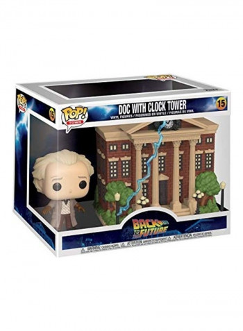 Back to The Future - Doc with Clock Tower 6 x 10inch