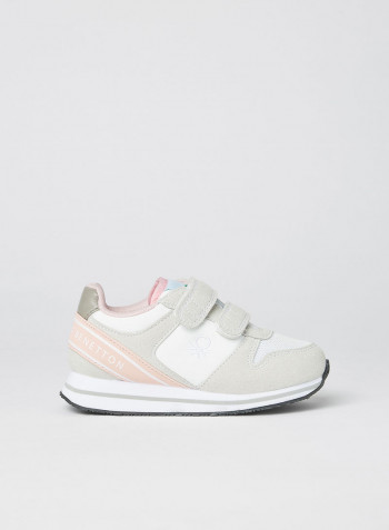 Kids Colourblock Sneakers White/Lotus