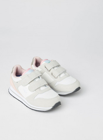 Kids Colourblock Sneakers White/Lotus