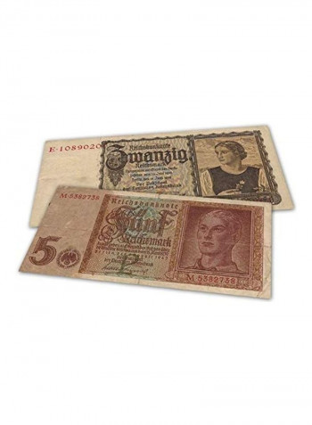 2 Nazi Bank Notes