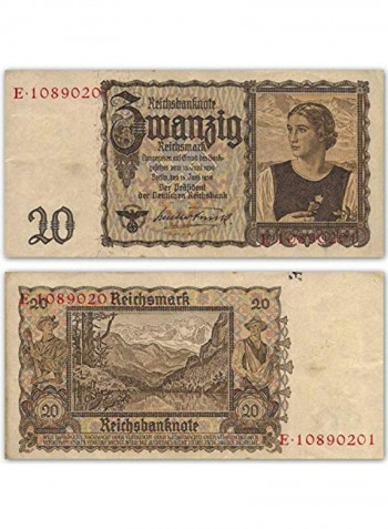 2 Nazi Bank Notes