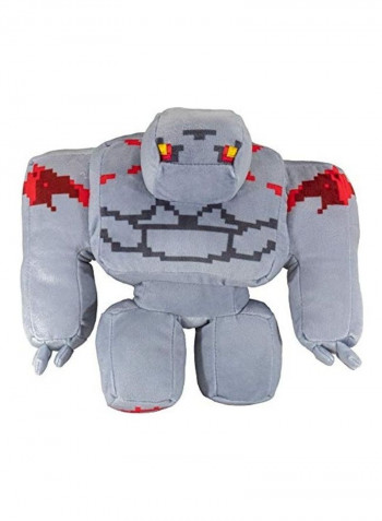 Minecraft Dungeons Redstone Golem Stuffed Toy 10X10X5inch