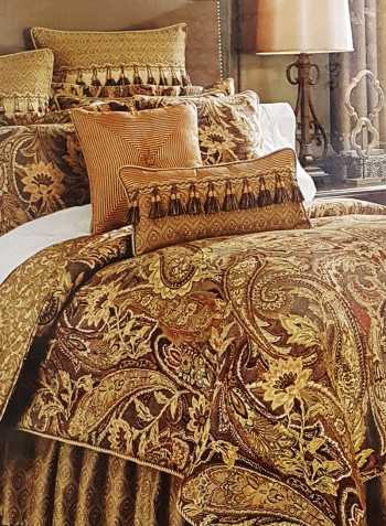 Ashton Queen Comforter Set Cotton Multicolour Queencentimeter