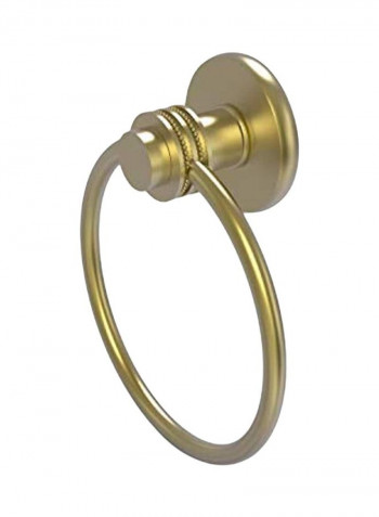 Mercury Collection Brass Towel Ring Gold 6x2x7inch
