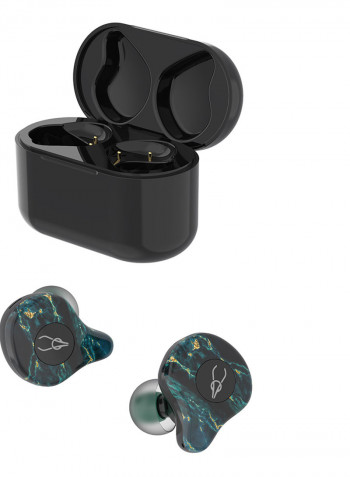 Ultra TWS Bluetooth In-Ear Earbuds Black/Green