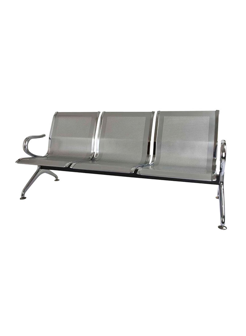 Cosmos JX 3 Seater Bench Silver 169x53x43centimeter