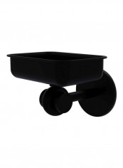 Satellite Orbit Two Collection Wall Mounted Twisted Accents Soap Dish Black