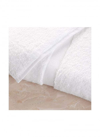 2-Piece Cotton Bath Sheet White 39x60inch
