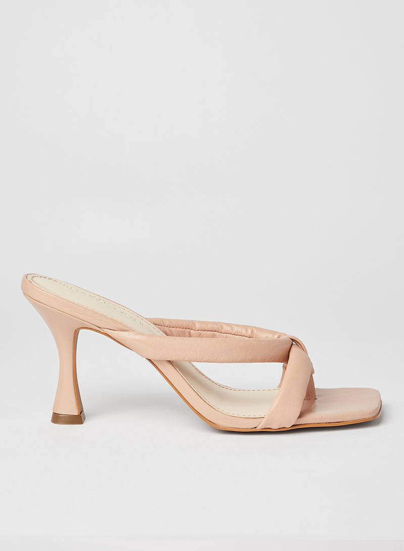Bal Leather Sandals Nude