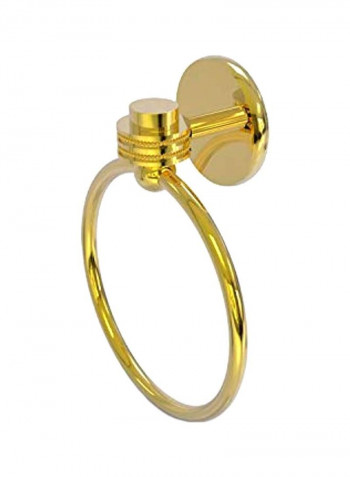 Brass Towel Ring Gold 6x2x7.5inch