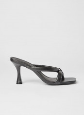 Bal Leather Sandals أسود