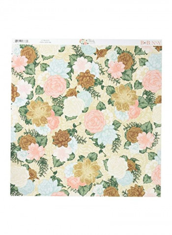 Double Sided Cardstock Blue/Green/Pink