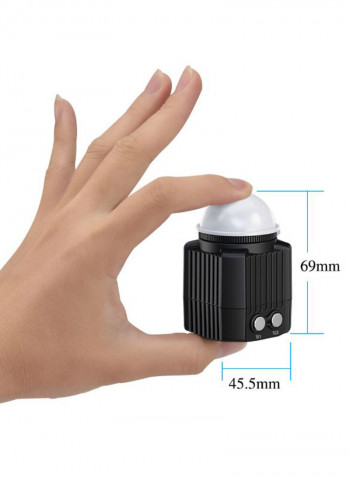 Mini Rechargeable Diving Photography LED Video Light Black