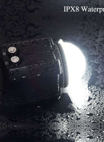 Mini Rechargeable Diving Photography LED Video Light Black