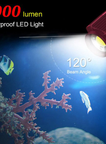 Mini Rechargeable Diving Photography LED Video Light Red