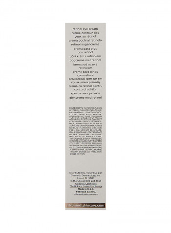 Retinol Eye Cream 0.5ounce