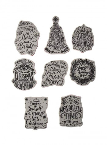 Tim Holtz Cling Stamp Grey/Black