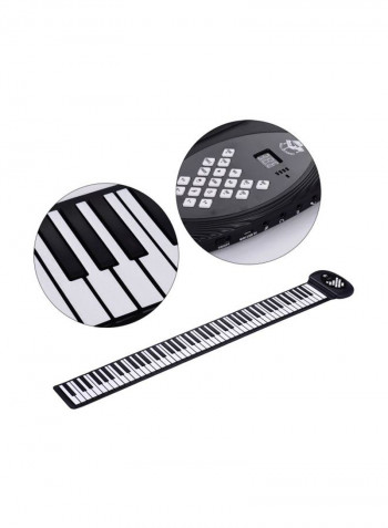 88-Keys Silicone Roll Up Electronic Keyboard
