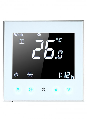 Electric Heating Temperature Controller Thermostat White