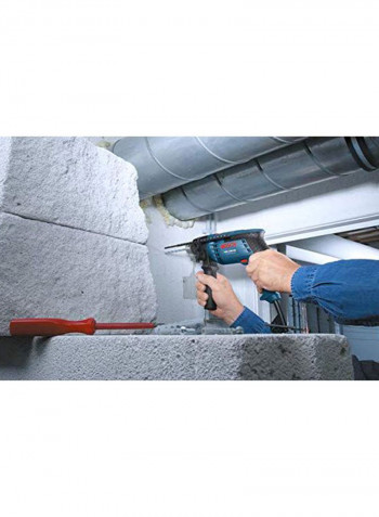 Gsb 1300 Professional Corded Impact Drill + 34 pcs X-Line Classic DrillAnd Screwdriver Bit Blue/Black 134millimeter