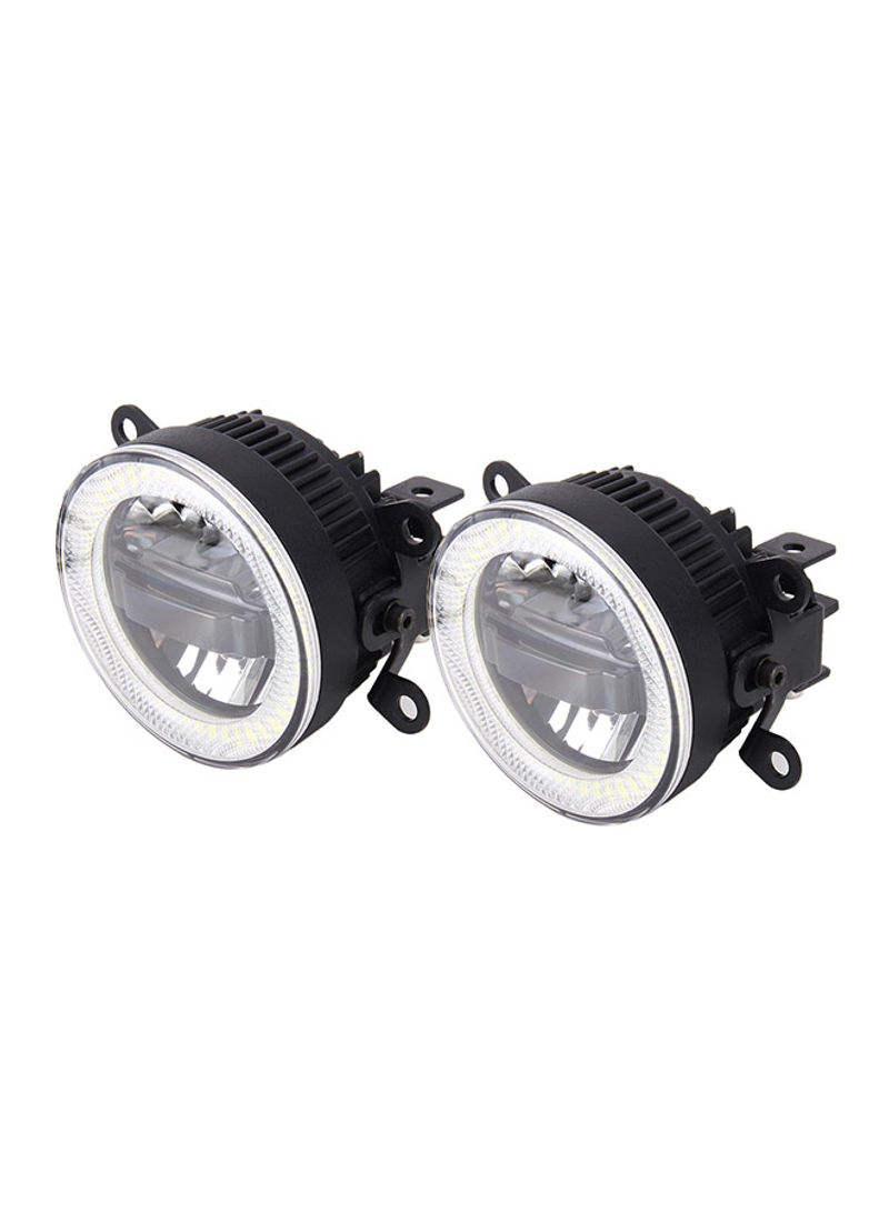 IPHCar M702 2-Piece 3-In-1 Fog Light With Daytime Running Light And White Light Eyes