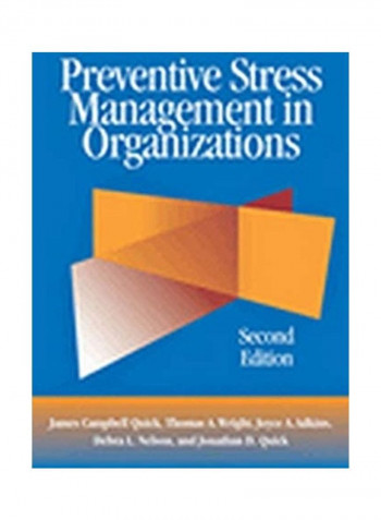 Preventive Stress Management In Organizations Hardcover English by James Campbell Quick