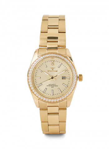 Water Resistant Stainless Steel Analog Watch S25151L-1