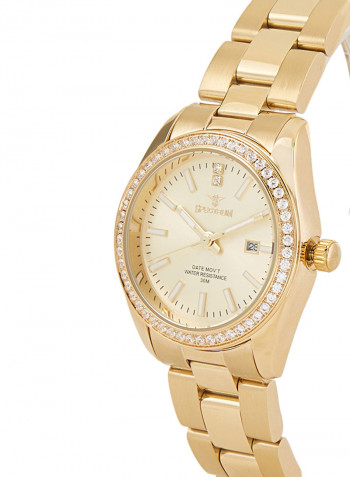 Water Resistant Stainless Steel Analog Watch S25151L-1