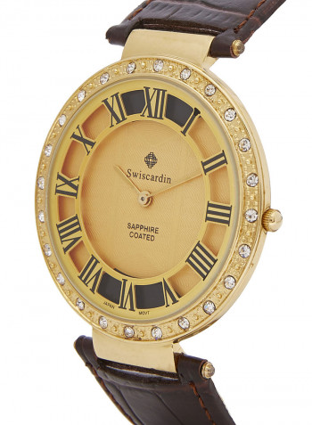 Women's Stone Studded Analog Watch 25161L-3