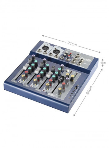 4-Channel Live Mixer With Adapter