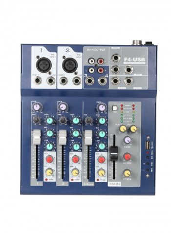4-Channel Live Mixer With Adapter