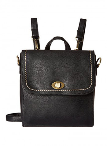 Polyester Blend Handbag LWHB01938BLACK Black