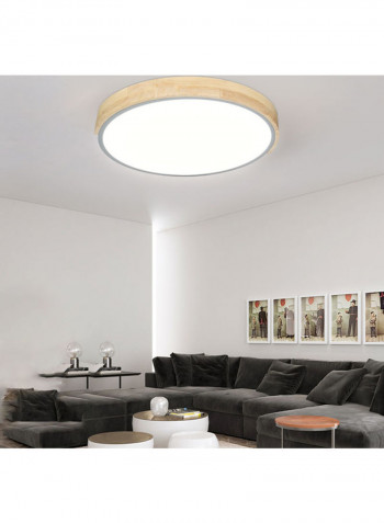 Smart Steeples Dimming Ceiling Light With IR Remote Controller White/Beige 45 x 13 x 45cm