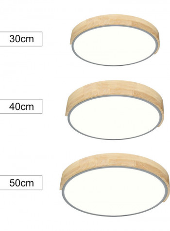 Smart Steeples Dimming Ceiling Light With IR Remote Controller White/Beige 45 x 13 x 45cm